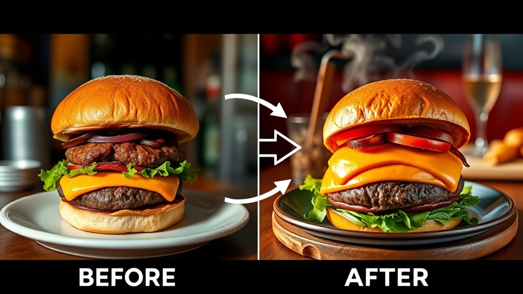 Food Photography Enhancement optimization example