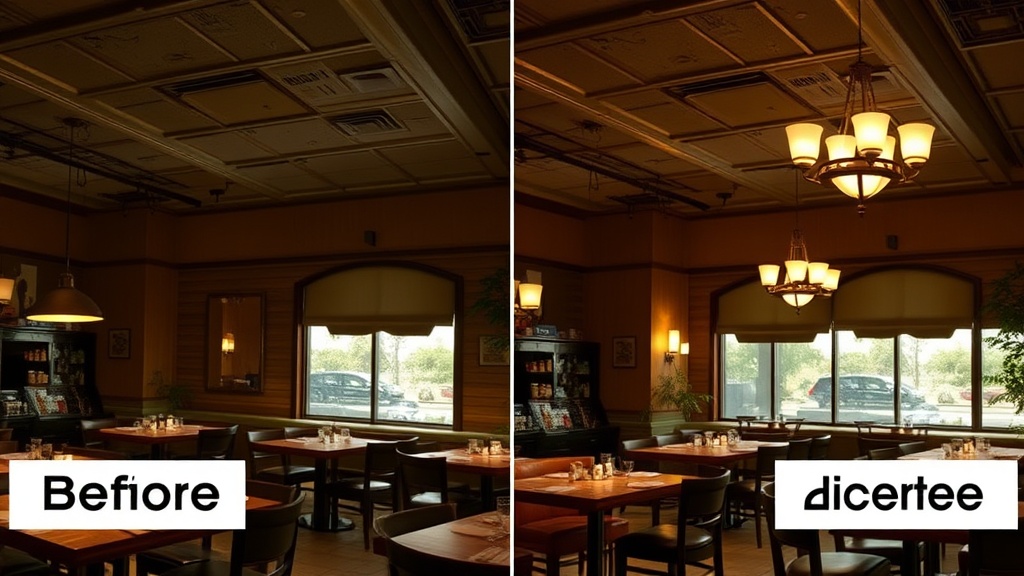 Restaurant Interior Optimization optimization example