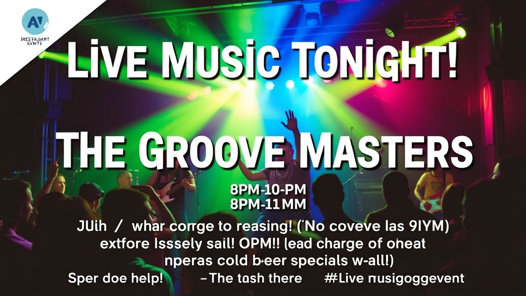 Live Event Announcement Google Post example