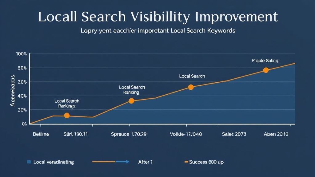 Search Visibility Timeline SEO analysis example