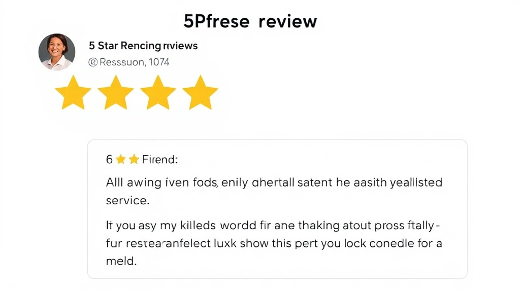 5-Star Review Response example