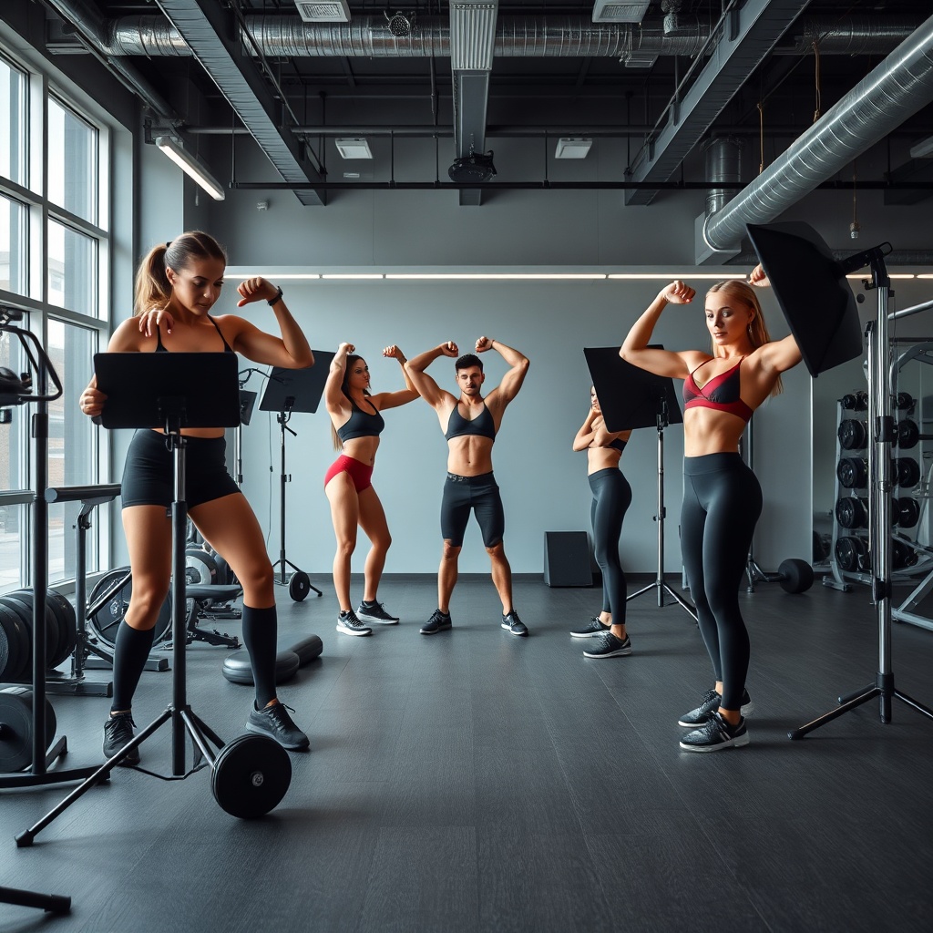 AI Fitness Photography Generator - Gym & Workout Visual Content