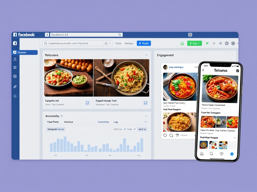 Facebook and Instagram ads for restaurants