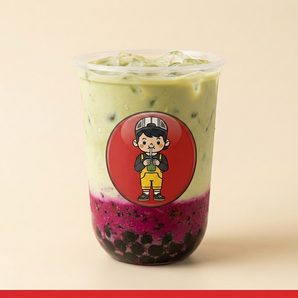 DRAGON MATCHA at BABICHA (ICE CREAM & BUBBLE TEA)