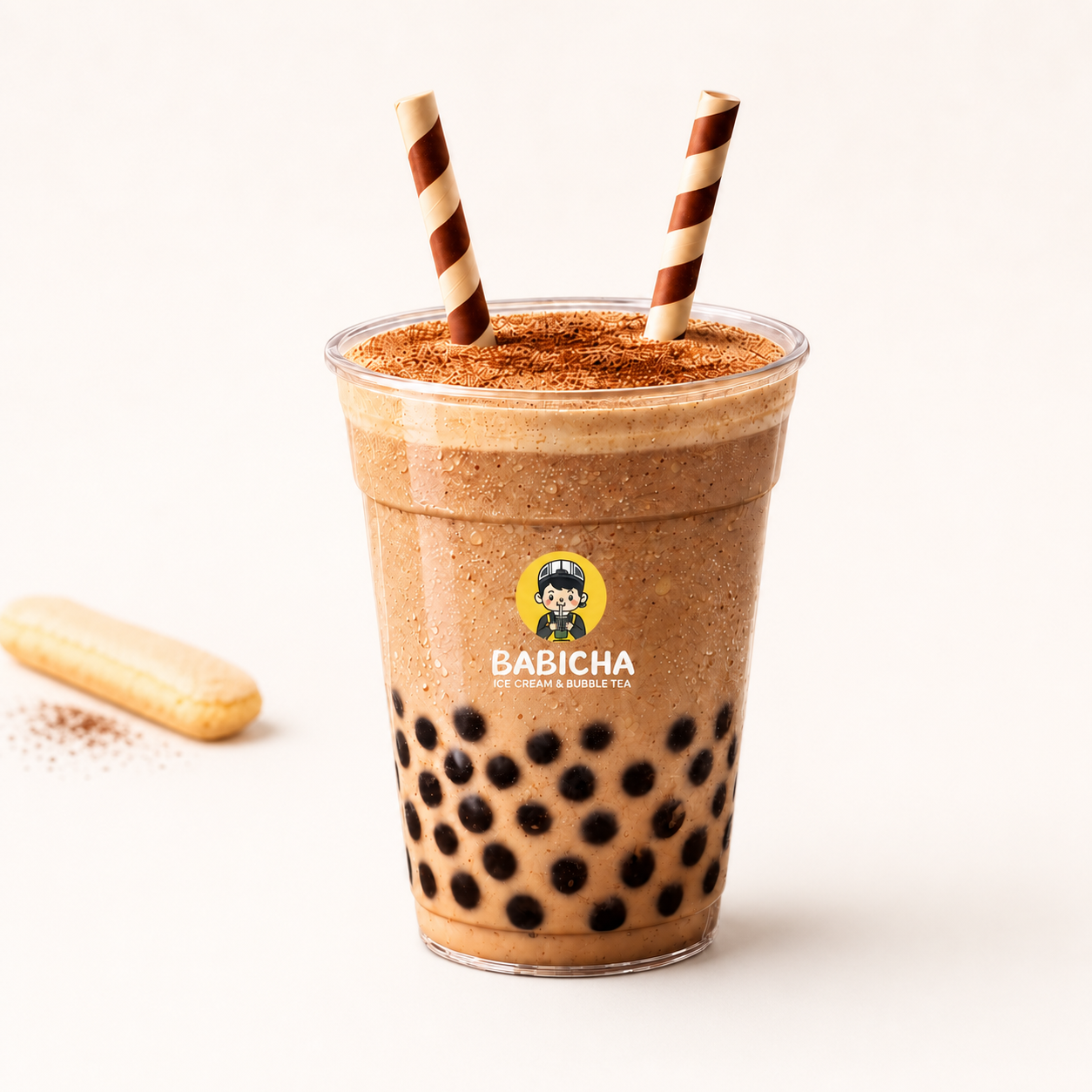 TIRAMISU MILK SHAKE at BABICHA (ICE CREAM & BUBBLE TEA)