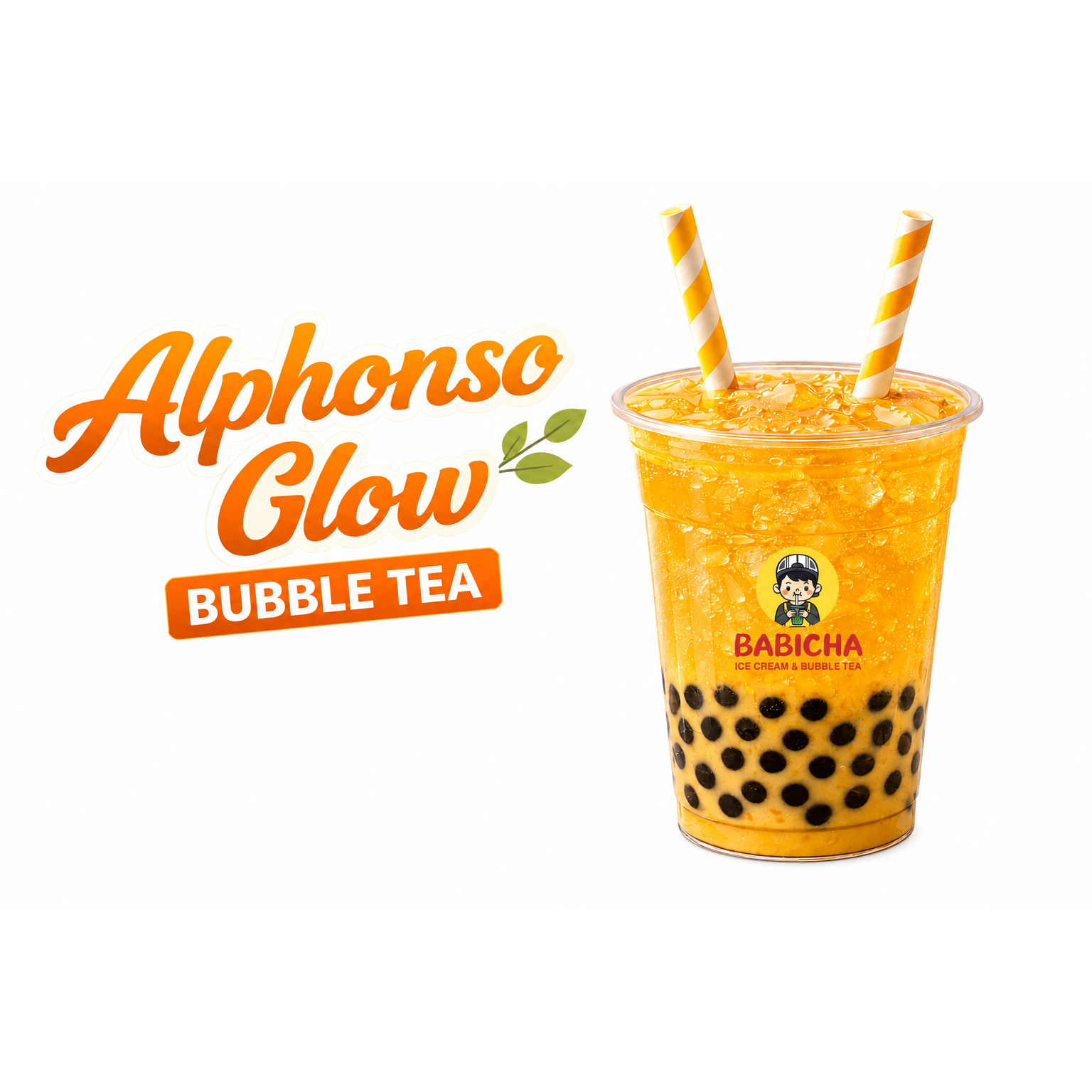 ALPHONSO GLOW at BABICHA (ICE CREAM & BUBBLE TEA)