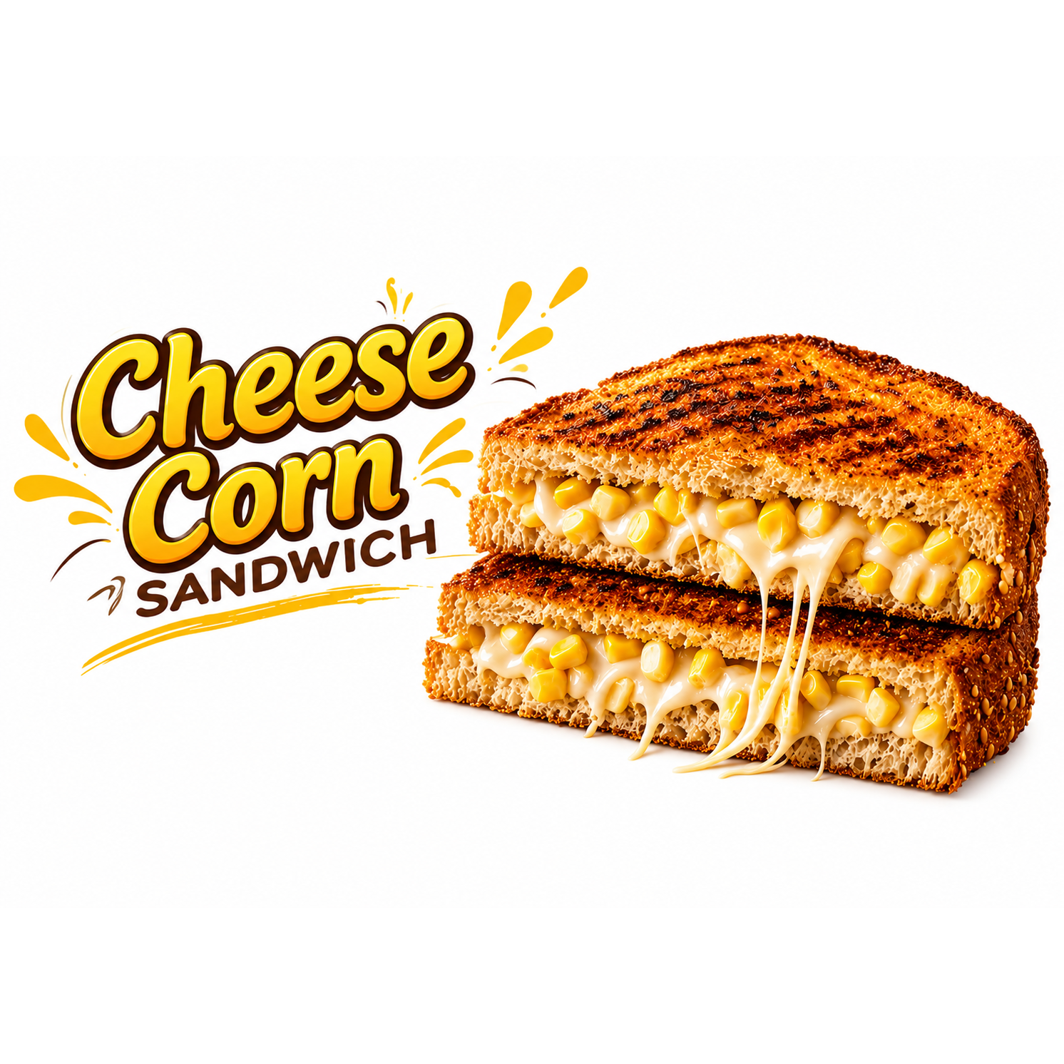 Cheese Corn Sandwich at BABICHA (ICE CREAM & BUBBLE TEA)