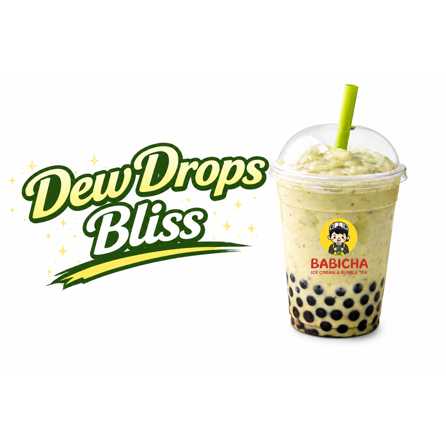 DEW DROPS BLISS at BABICHA (ICE CREAM & BUBBLE TEA)