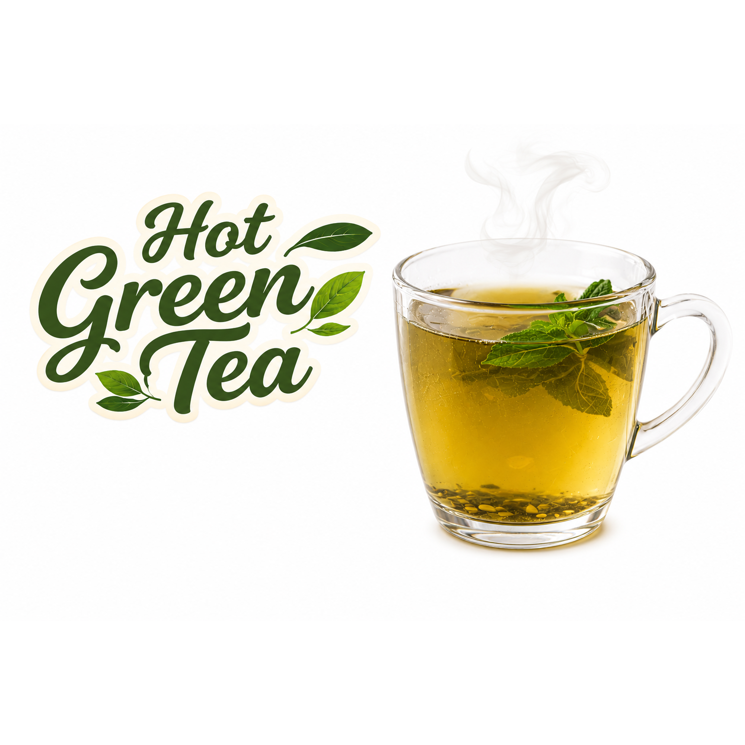 HOT GREEN TEA at BABICHA (ICE CREAM & BUBBLE TEA)