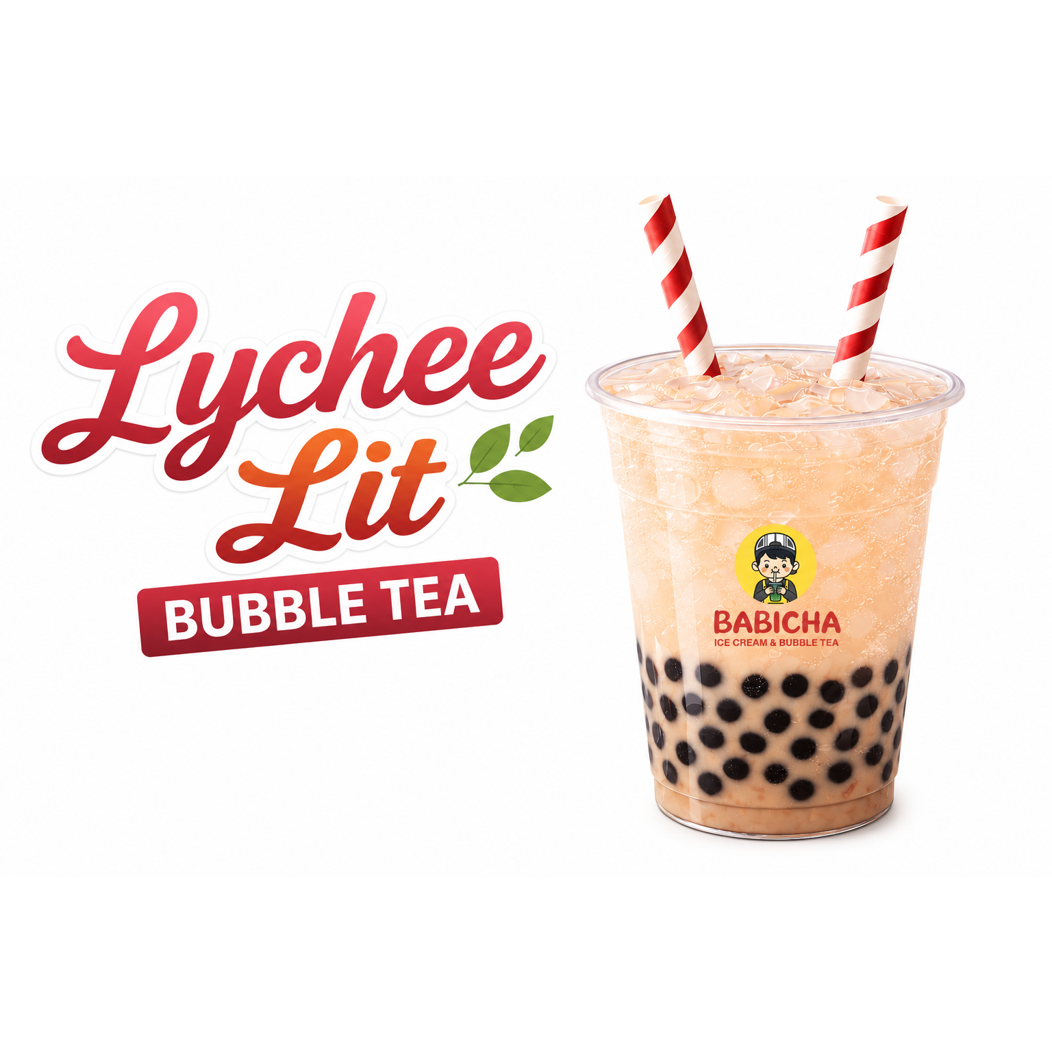 LYCHEE LIT at BABICHA (ICE CREAM & BUBBLE TEA)