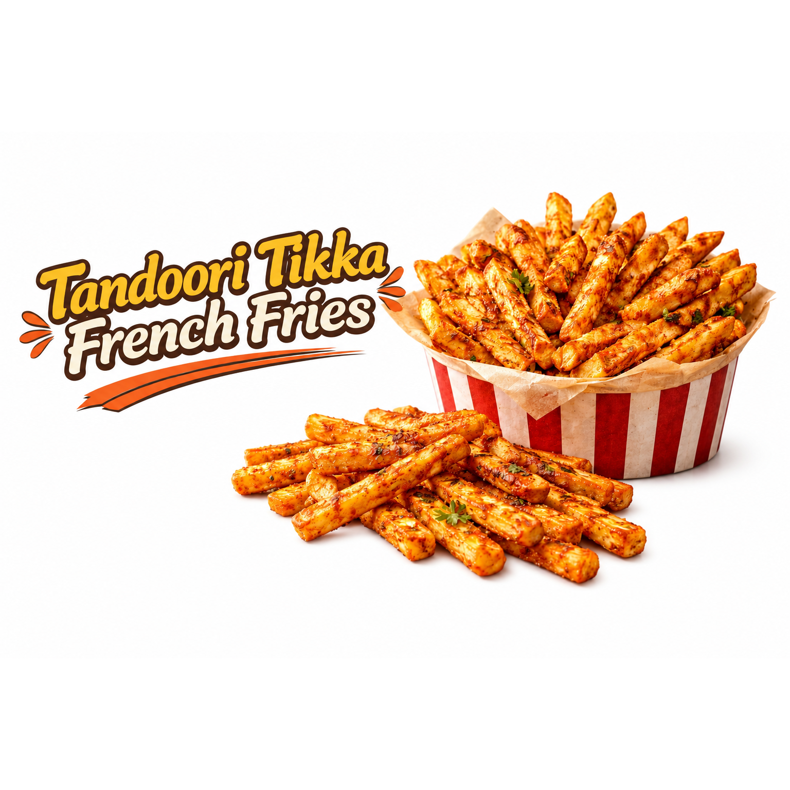 Tandoori Tikka French Fries at BABICHA (ICE CREAM & BUBBLE TEA)