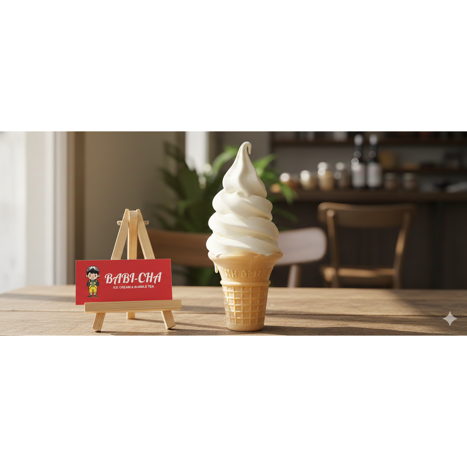 VANILLA SWIRL at BABICHA (ICE CREAM & BUBBLE TEA)