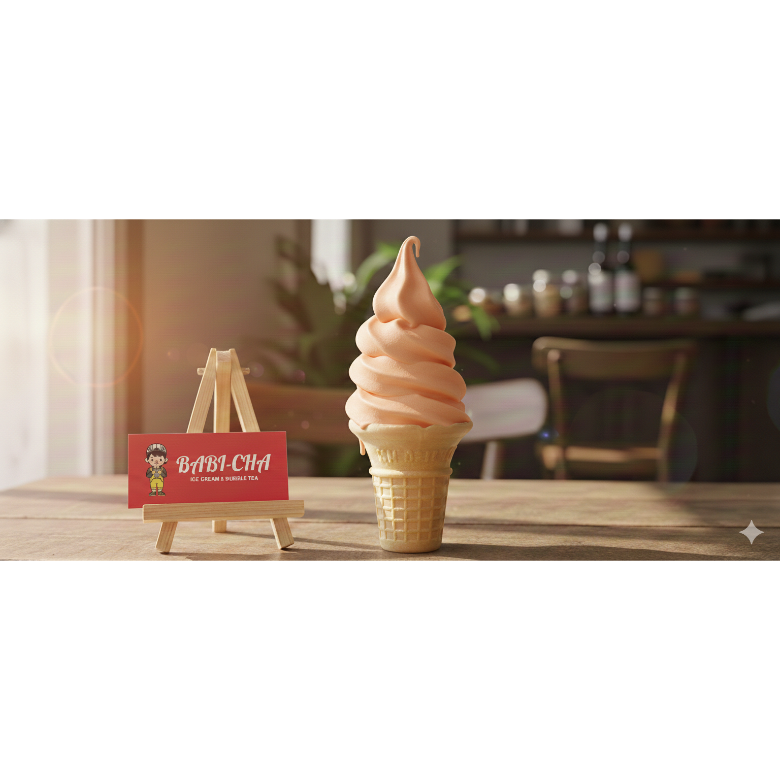 THAI MILK SWIRL at BABICHA (ICE CREAM & BUBBLE TEA)