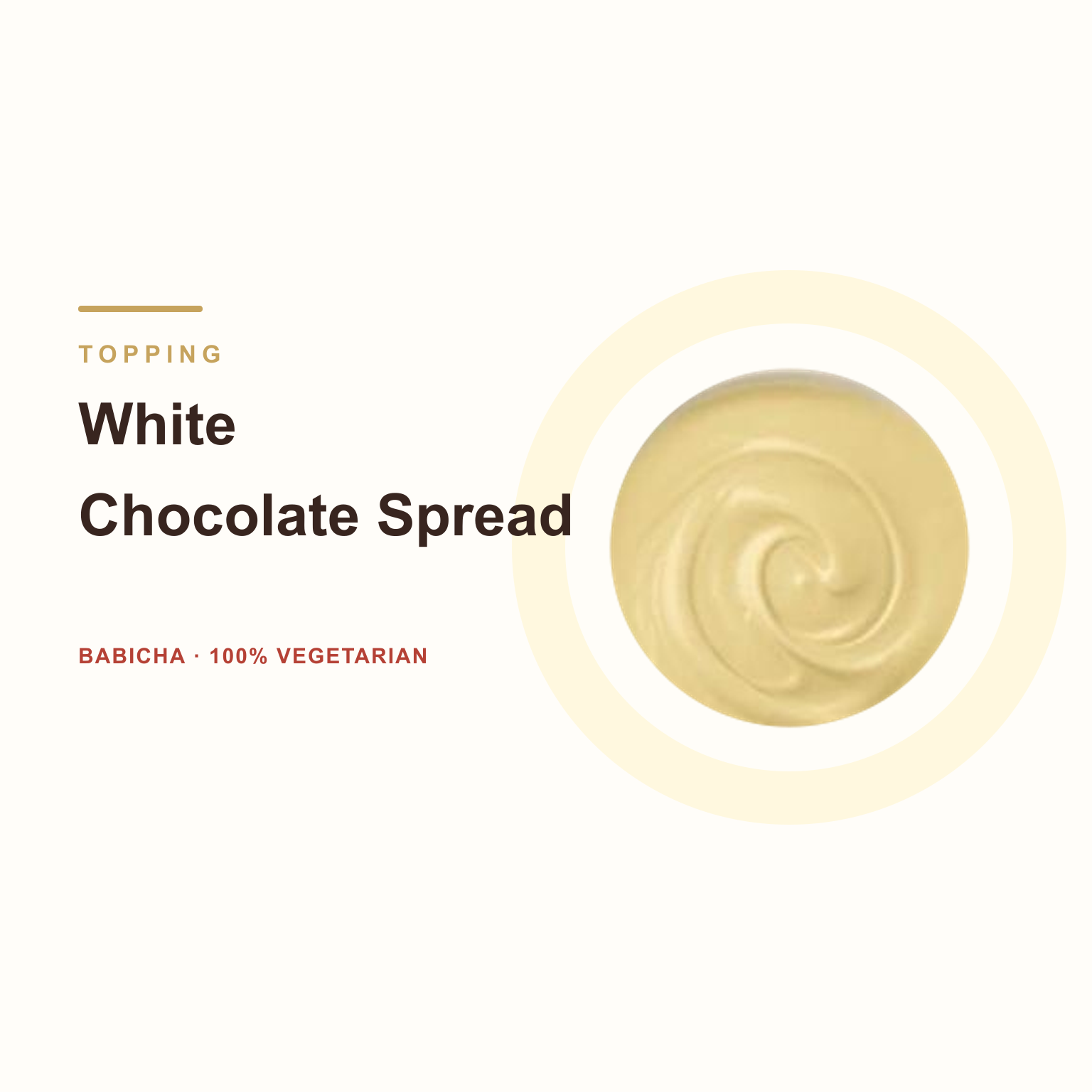 White Chocolate Spread at BABICHA (ICE CREAM & BUBBLE TEA)