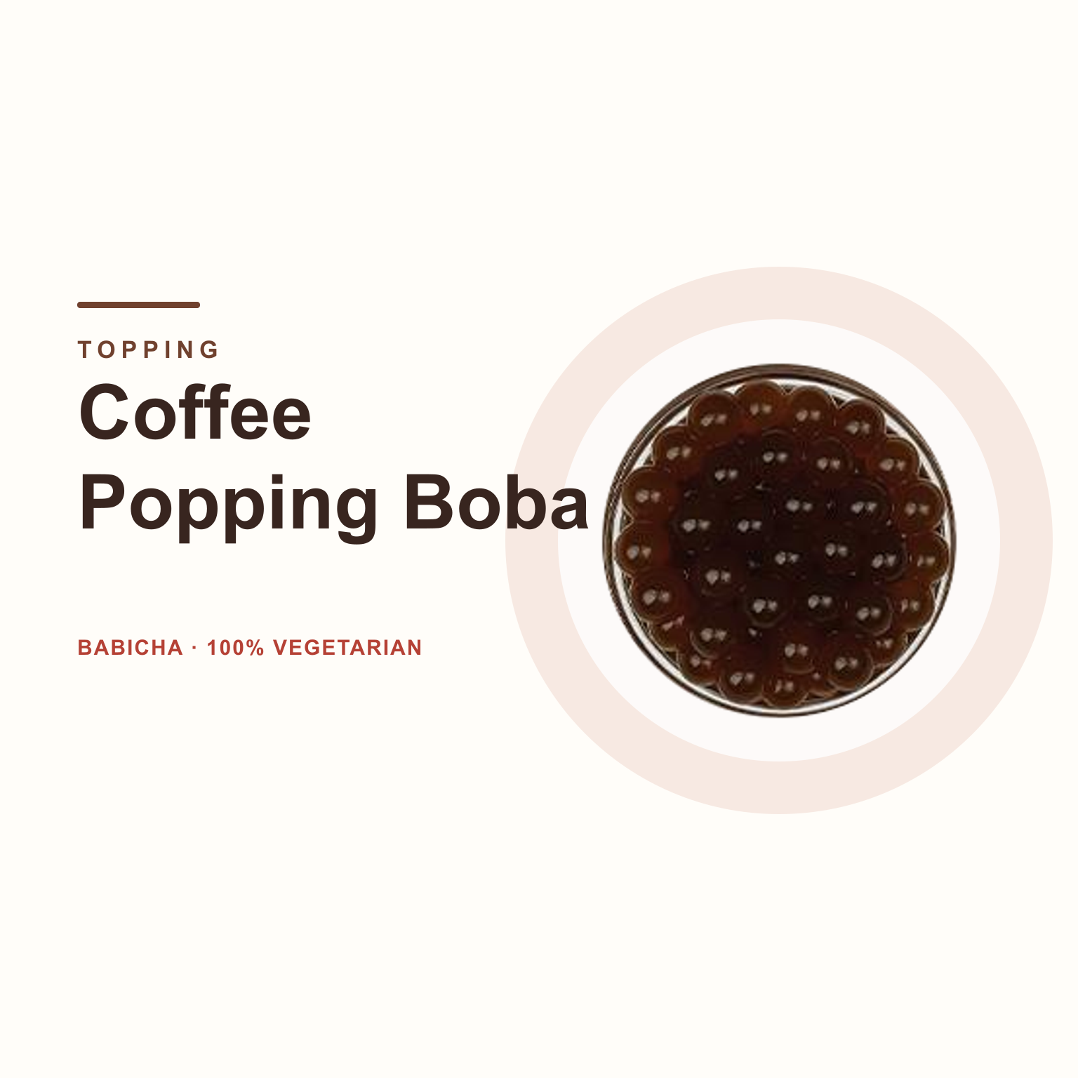 Coffee Popping Boba at BABICHA (ICE CREAM & BUBBLE TEA)