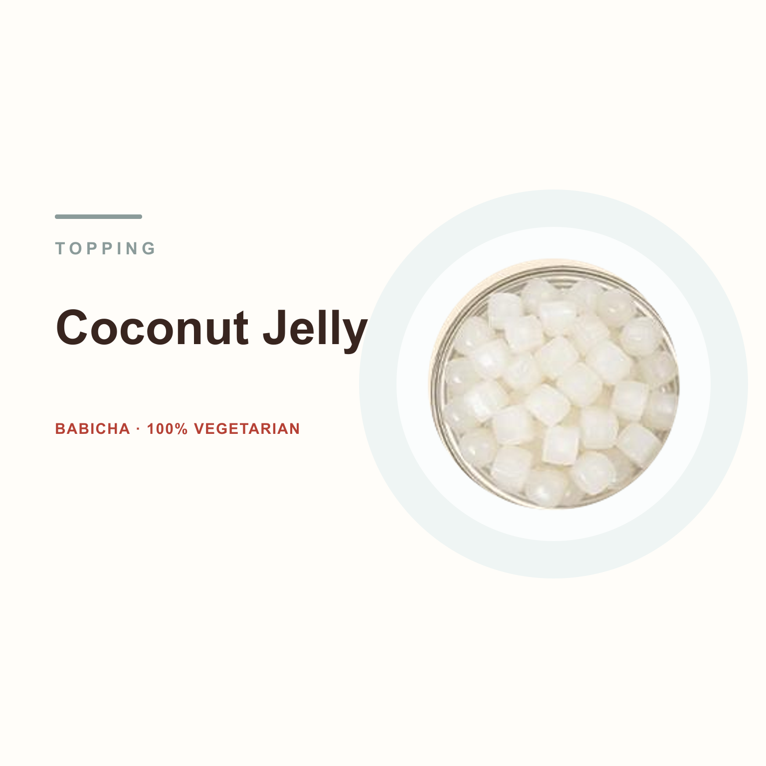 Coconut Jelly at BABICHA (ICE CREAM & BUBBLE TEA)